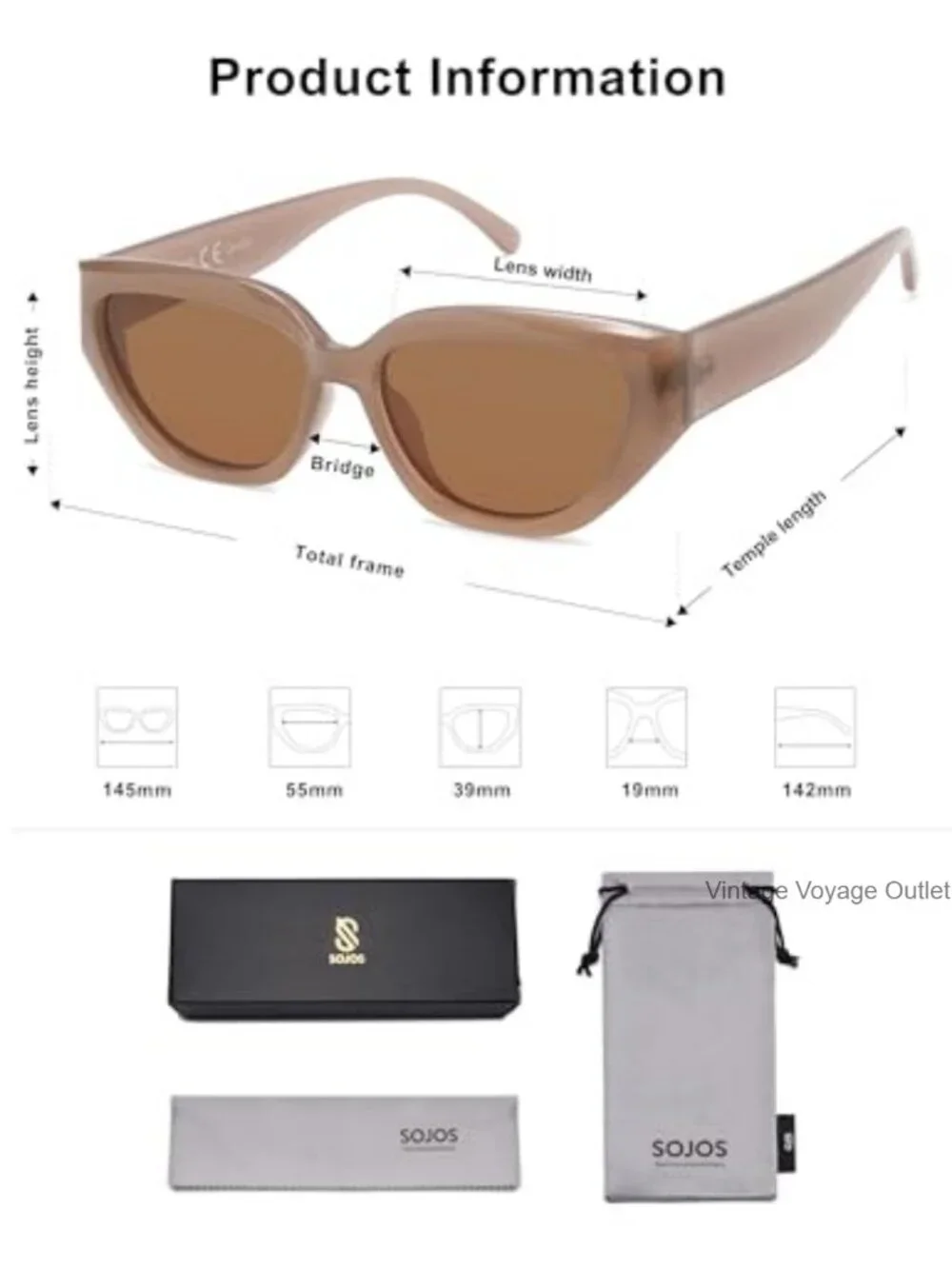Cat Eye Polarized Sunglasses with UV400 Protection - Cute Retro Shades for Women